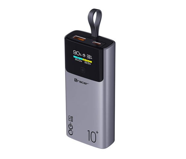 Tracer Power bank Comet 10000mAh screen PD+QC - 1349781 - zdjęcie